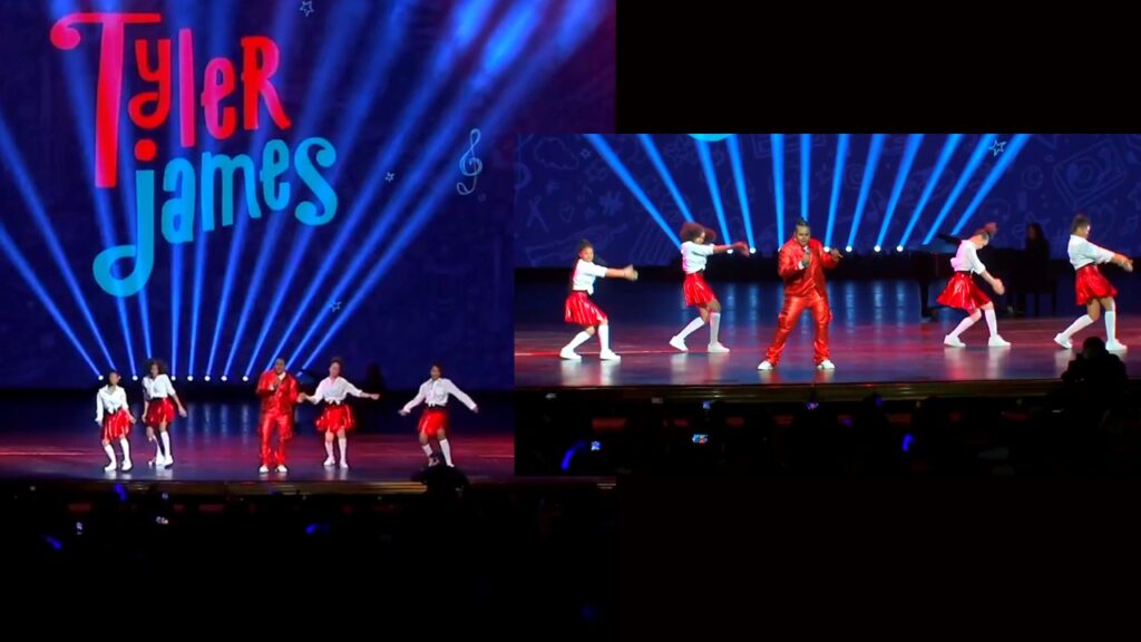 Tyler James from SCAN-Harbor Performing Arts Academy at the 2022 Garden of Dreams Talent Show from Radio City Music Hall