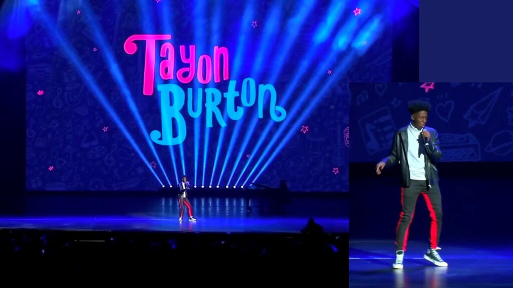 Tayon Burton from SCAN-Harbor Performing Arts Academy at the 2022 Garden of Dreams Talent Show from Radio City Music Hall