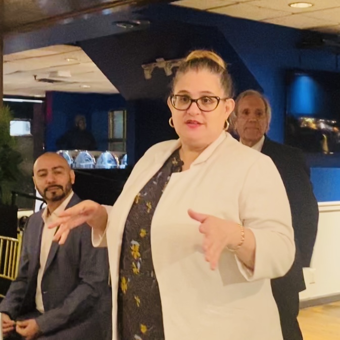 City Council Member and Deputy Speaker of the New York City Council, Diana Ayala speaks at SCAN-Harbor Board and Staff Dinner February 27, 2024.